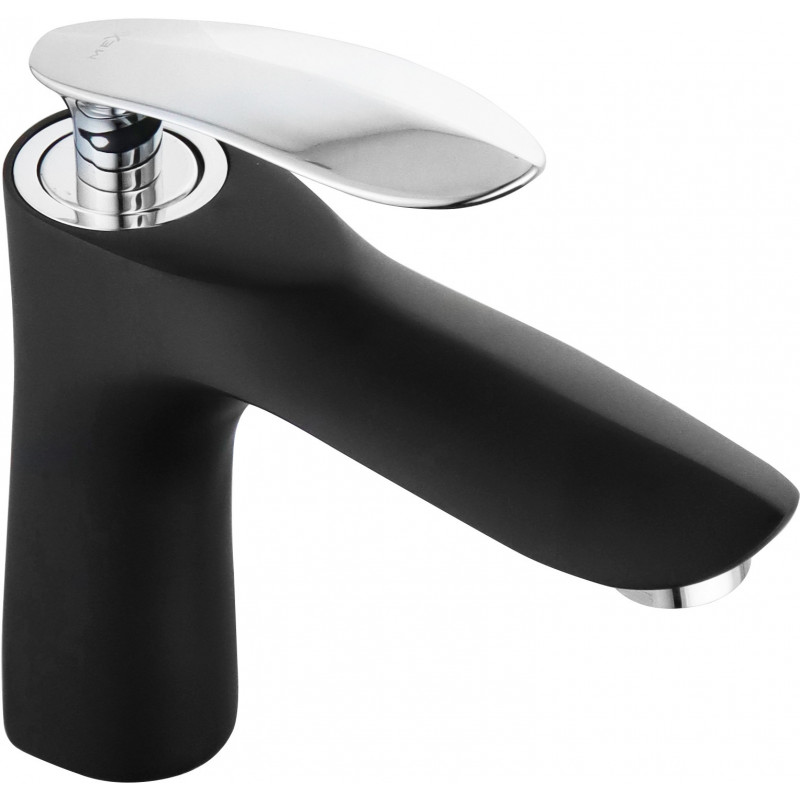 Mexen Lily washbasin faucet, black/chrome - 73600-17