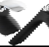 Mexen Lily washbasin mixer tap, Black/Chrome - 73600-17