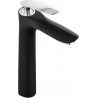 Mexen Lily high washbasin faucet, black/chrome - 73610-17
