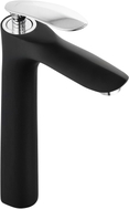 Mexen Lily high washbasin faucet, black/chrome - 73610-17