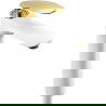Mexen Lily high basin tap, white/gold - 73610-25