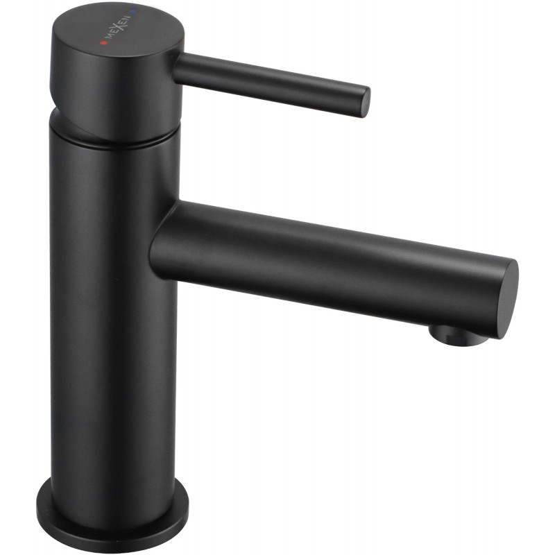 Mexen Elba washbasin faucet, black - 74100-70