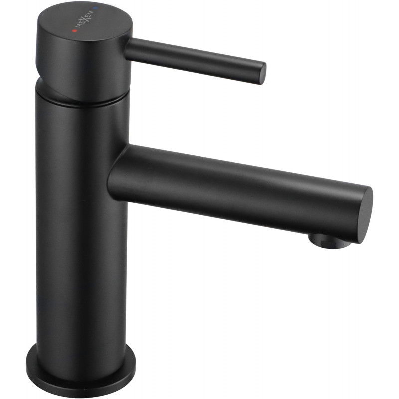 Mexen Elba washbasin mixer tap, Black - 74100-70