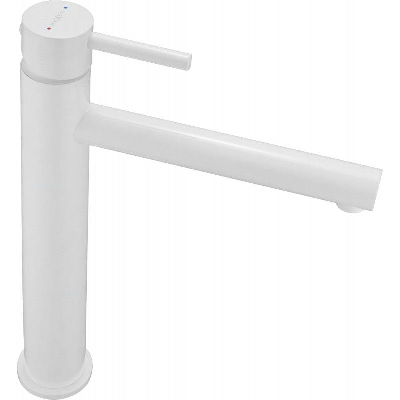 Mexen Elba high washbasin mixer tap, White - 74110-20