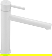 Mexen Elba high washbasin tap, white - 74110-20