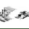 Mexen Axel bathtub mixer tap, Chrome - 73830-00