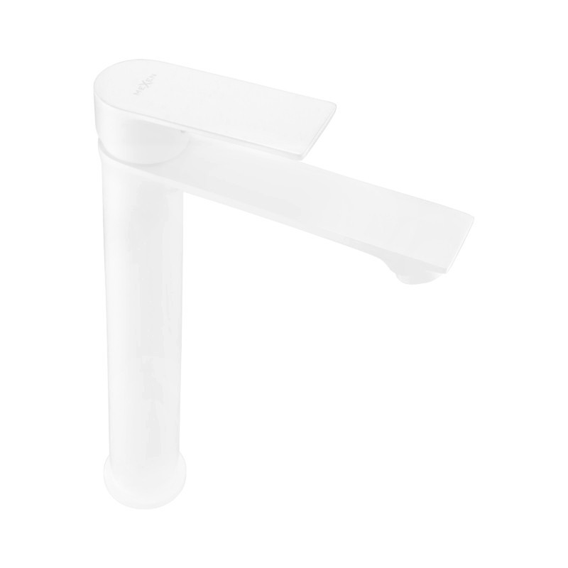 Mexen Royo tall white bathroom faucet - 72210-20