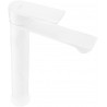Mexen Royo tall white bathroom faucet - 72210-20