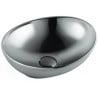 Mexen Elza countertop basin 40 x 33 cm, silver - 21014087
