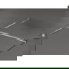 Mexen Kioto Walk-in Shower Screen 155 x 70 cm, Transparent, Brushed Nickel - 800-155-202-97-00-070