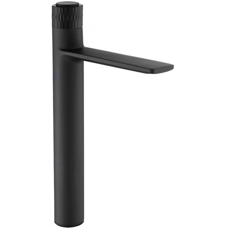 Mexen Zero+ high washbasin mixer tap, Black - 71610-70