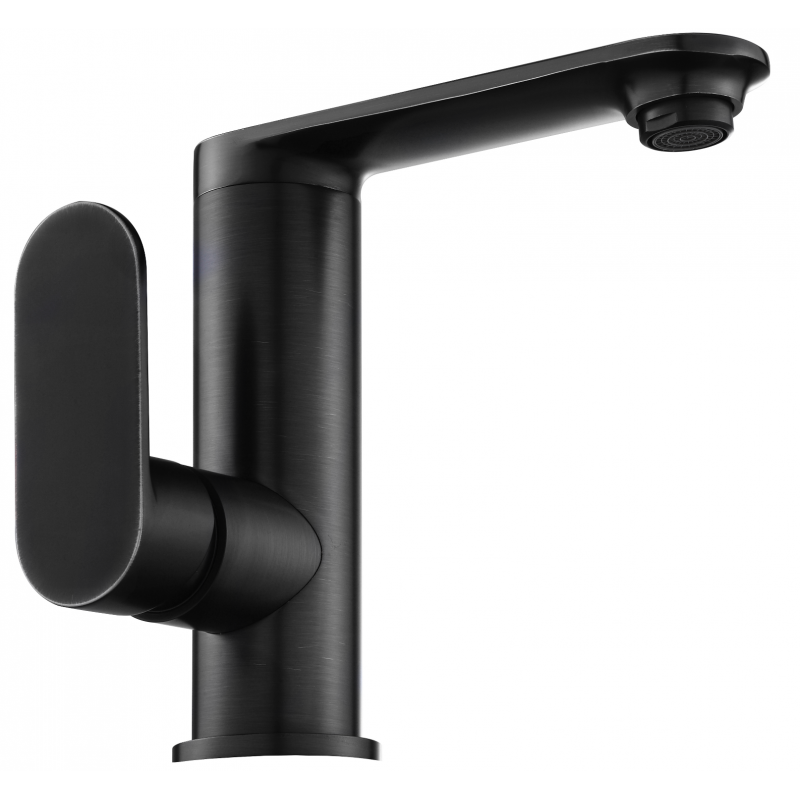 Mexen Milo washbasin faucet side handle, black - 71305-70