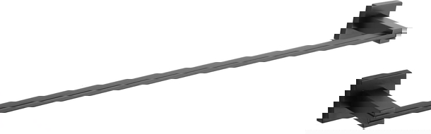 Mexen Vane towel rack, black - 7020924-70