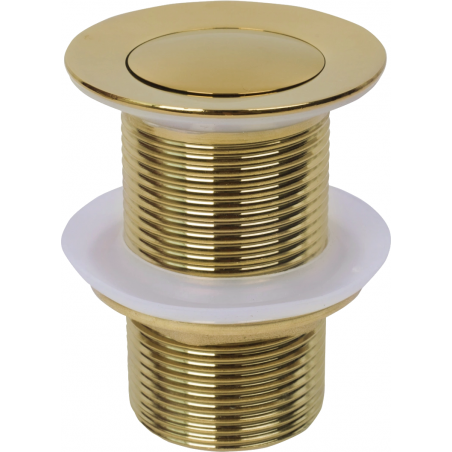 Mexen small round click-clack stopper, gold - 79915-50
