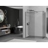 Mexen Kioto Walk-in Shower Wall 160 x 120 cm, transparent, gun metal - 800-160-202-95-00-120