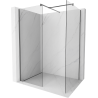 Mexen Kioto Walk-in Shower Wall 160 x 120 cm, transparent, gun metal - 800-160-202-95-00-120