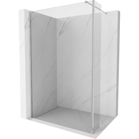 Mexen Kioto Walk-in Shower Screen 155 x 40 cm, Transparent, Chrome - 800-155-212-01-00-040