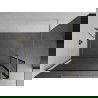 Mexen Kioto Walk-in Shower Wall 100 x 40 cm, Black Pattern, Gold - 800-100-212-50-70-040