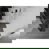 Mexen Kioto Walk-in Shower Wall 140 x 40 cm, Black Pattern, Gun Gray Brushed - 800-140-212-66-70-040