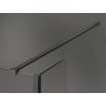 Mexen Kioto Walk-in Shower Wall 135 x 40 cm, transparent, gun metal - 800-135-212-95-00-040