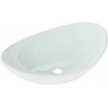 Mexen Sonia glass countertop sink 54 x 37 cm, white - 24145430