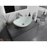 Mexen Sonia glass countertop sink 54 x 37 cm, white - 24145430
