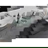 Mexen Sonia glass worktop washbasin 54 x 37 cm, white - 24145430