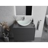 Mexen Sonia glass countertop sink 54 x 37 cm, white - 24145430