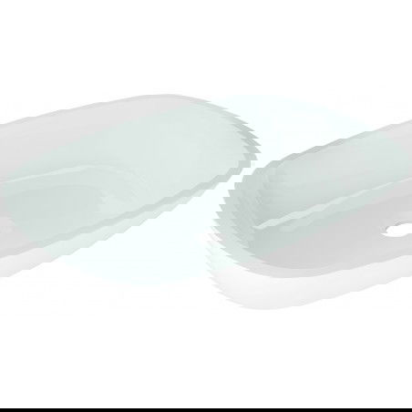 Mexen Araks glass worktop washbasin 54 x 39 cm, white - 24155430