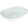 Mexen Araks glass countertop washbasin 54 x 39 cm, white - 24155430