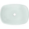 Mexen Araks glass countertop washbasin 54 x 39 cm, white - 24155430