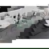 Mexen Araks glass worktop washbasin 54 x 39 cm, white - 24155430