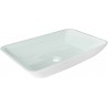 Mexen Megan glass countertop sink 56 x 36 cm, white - 24135630
