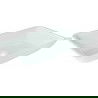 Mexen Megan glass worktop washbasin 56 x 36 cm, white - 24135630