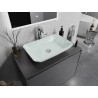 Mexen Megan glass countertop sink 56 x 36 cm, white - 24135630