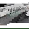 Mexen Megan glass worktop washbasin 56 x 36 cm, white - 24135630