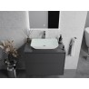 Mexen Megan glass countertop sink 56 x 36 cm, white - 24135630