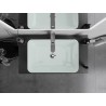 Mexen Megan glass countertop sink 56 x 36 cm, white - 24135630
