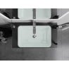 Mexen Megan glass worktop washbasin 56 x 36 cm, white - 24135630