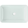 Mexen Megan glass countertop washbasin 56 x 36 cm, white - 24135630