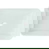 Mexen Megan glass worktop washbasin 56 x 36 cm, white - 24135630