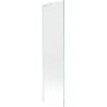 Mexen Next L Bathtub Screen 1-Panel 50 x 150 cm, Transparent, White - 895-050-000-03-00-20