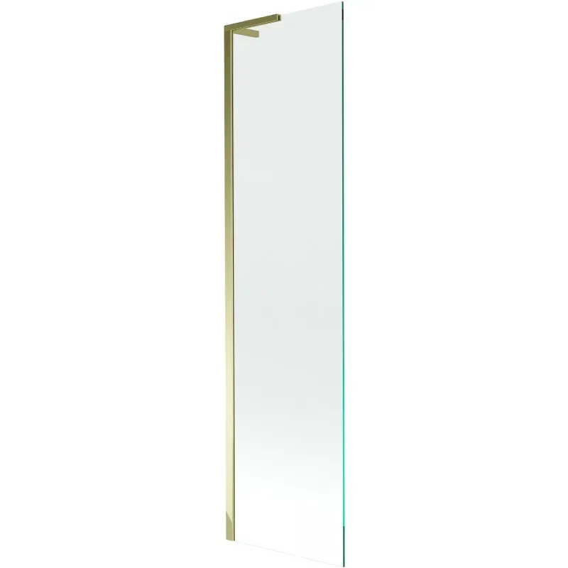 Mexen Next L 1-panel shower screen 50 x 150 cm, transparent, gold - 895-050-000-03-00-50