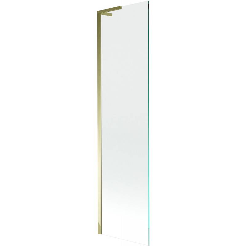 Mexen Next L Bathtub Screen 1-Wing 50 x 150 cm, Transparent, Gold - 895-050-000-03-00-50
