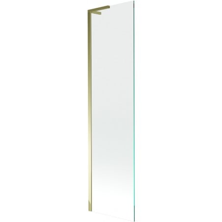 Mexen Next L bath screen 1-wing 50 x 150 cm, transparent, gold - 895-050-000-03-00-50