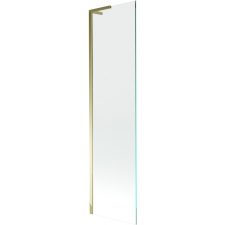 Mexen Next L Bathtub Screen 1-Wing 50 x 150 cm, Transparent, Gold - 895-050-000-03-00-50