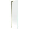 Mexen Next L bath screen 1-wing 50 x 150 cm, transparent, gold - 895-050-000-03-00-50