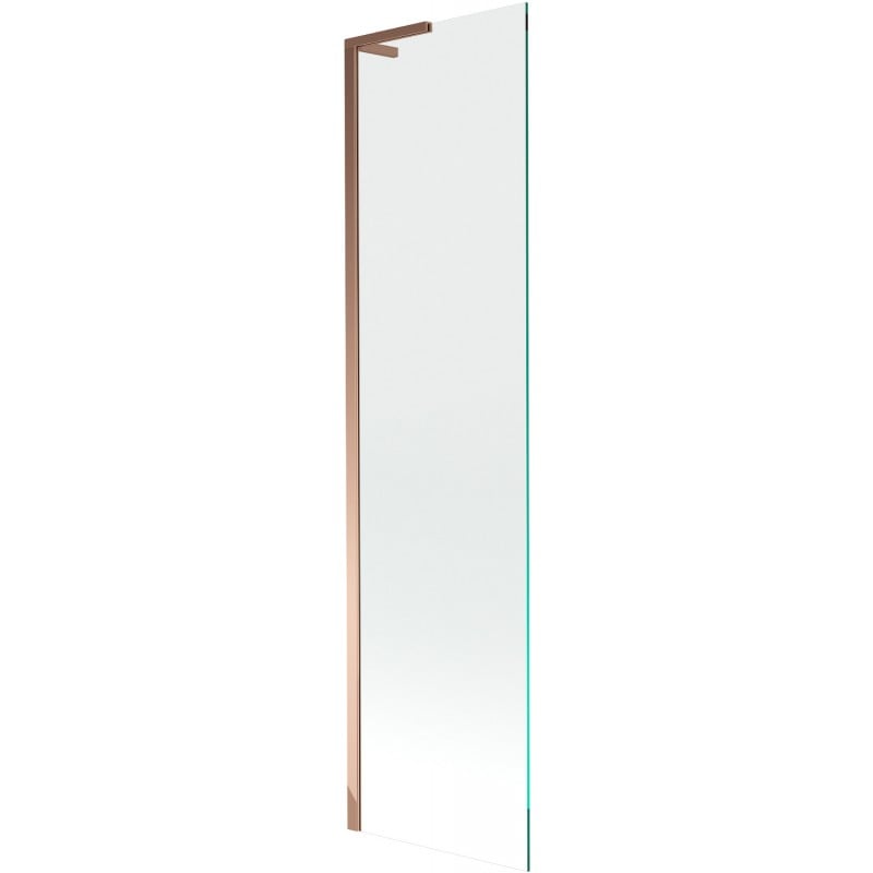 Mexen Next L 1-wing Bathtub Screen 50 x 150 cm, Transparent, Rose Gold - 895-050-000-03-00-60