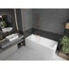 Mexen Next L Bathtub Screen 1-Panel 50 x 150 cm, Transparent, Brushed Copper - 895-050-000-03-00-65
