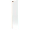Mexen Next L 1-wing bath screen 50 x 150 cm, transparent, brushed copper - 895-050-000-03-00-65